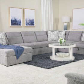 Wanda Full Pullout Dual Chaise Sectional